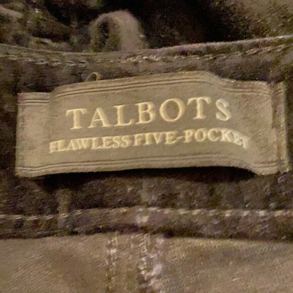 Talbots Velvet Black Pants Size 8 - Picture 7 of 12